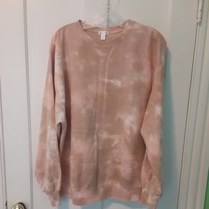 Flirtitude Active  Tie Dye Sweatshirt Women's Size Small